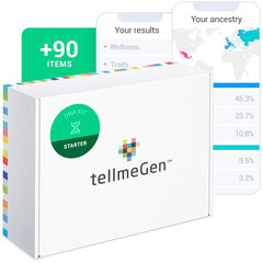 Генетический тест Tellmegen Starter Индивидуальный цена и информация | Товары для здоровья ребенка | kaup24.ee