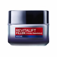 Öökreem L'Oreal Make Up Revitalift Filler Hüaluroonhappega (50 ml) hind ja info | Näokreemid | kaup24.ee