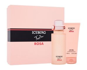 Набор Iceberg Twice Rosa: EDT для женщин 125 мл + лосьон для тела 100 мл цена и информация | Женские духи | kaup24.ee