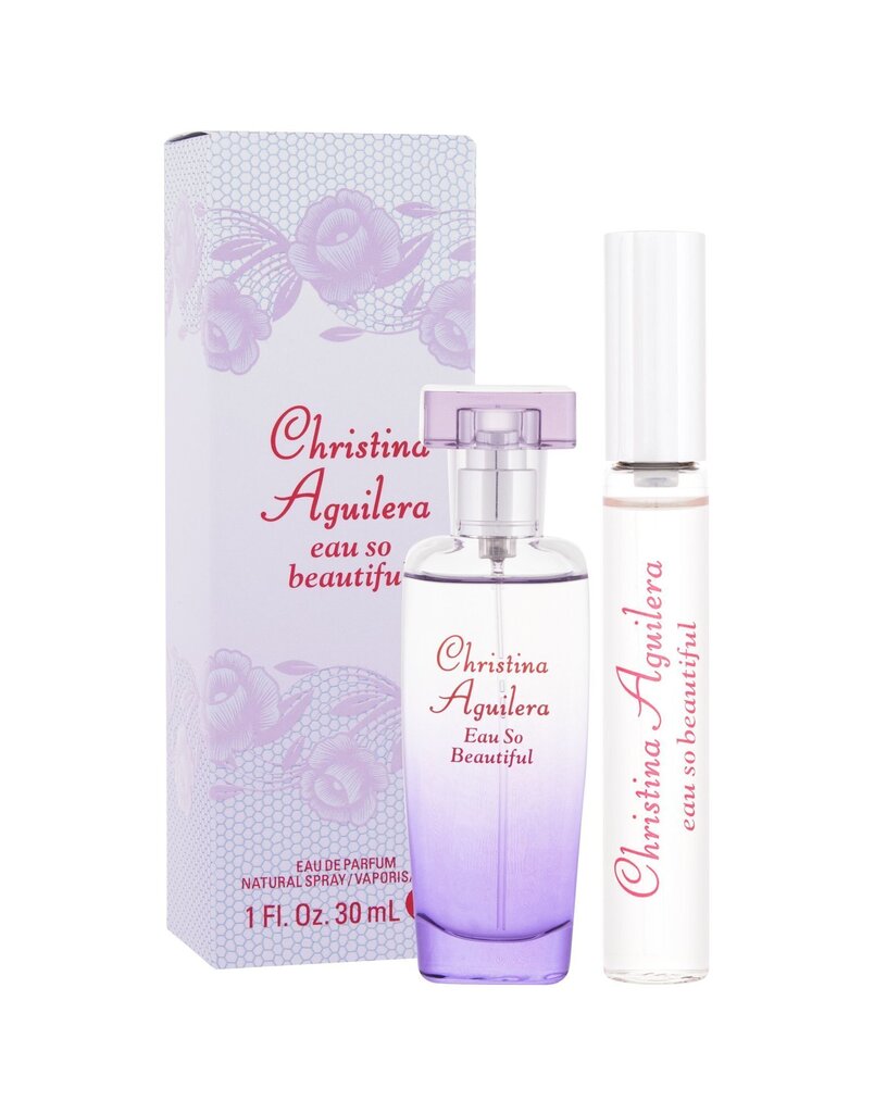 Komplekt Christina Aguilera Eau So Beautiful: EDP naistele 30 ml + 10 ml цена и информация | Naiste parfüümid | kaup24.ee