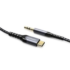 Kaabel Joyroom stereo audio AUX cable 3,5 mm mini jack - USB Type C for smartphone, 1 m (SY-A03) цена и информация | Кабели и провода | kaup24.ee