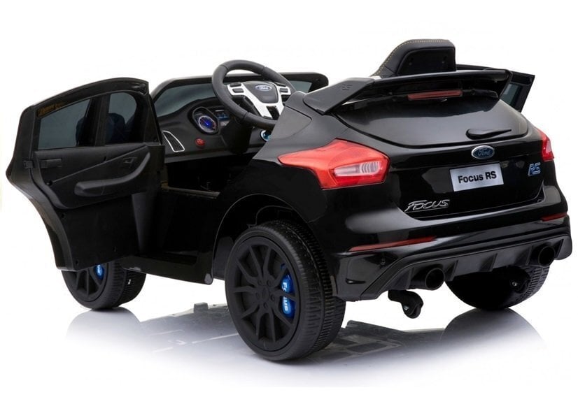 Elektriauto lastele Ford Focus RS, lakitud must цена и информация | Laste elektriautod | kaup24.ee