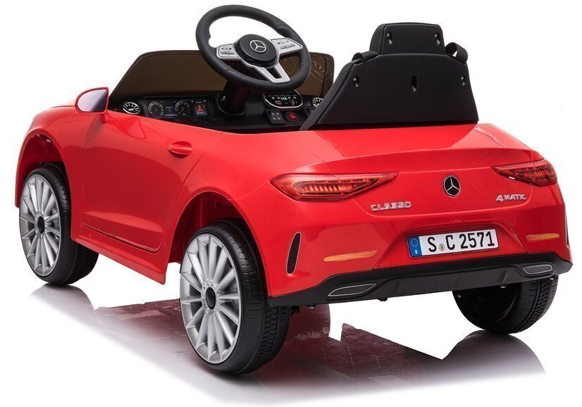 Ühekohaline laste elektriauto Mercedes CLS 350, punane hind ja info | Laste elektriautod | kaup24.ee