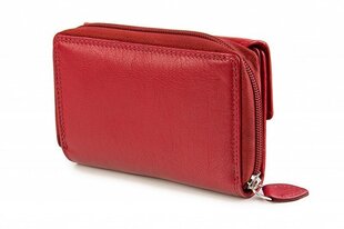 Naiste nahast rahakott Money Maker, punane hind ja info | Naiste rahakotid | kaup24.ee