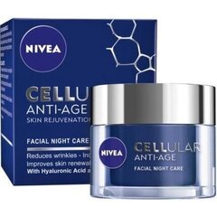 Ночной антивозрастной крем Nivea Cellular Anti-Age (50 мл) цена и информация | Кремы для лица | kaup24.ee