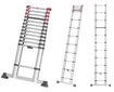 Teleskoopredel Hailo FlexLine 260, 264cm, alumiinium, 7113-091 hind ja info | Redelid | kaup24.ee