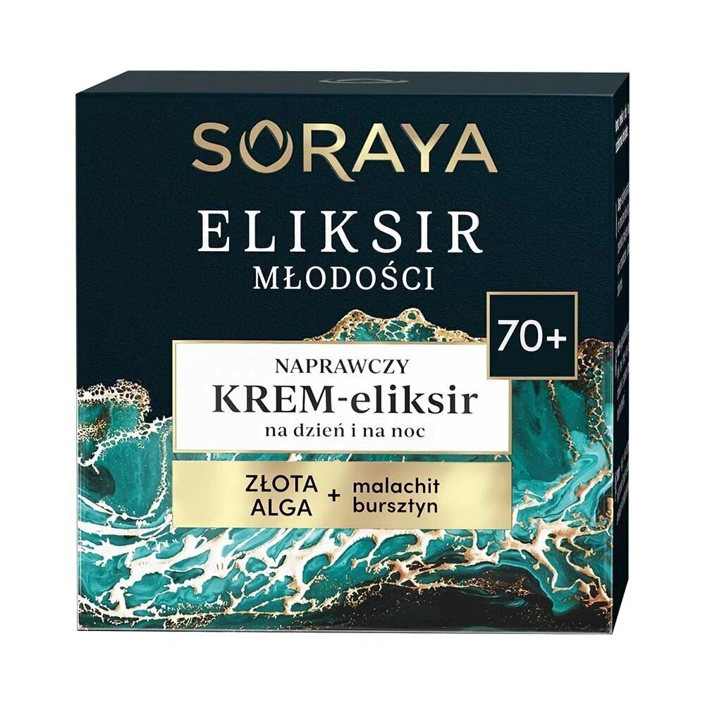 Kortsudevastane näokreem Soraya Eliksir 70+, 50 ml hind ja info | Näokreemid | kaup24.ee