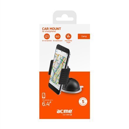 Telefonihoidja ACME PM2204 clamp dash hind ja info | Mobiiltelefonide hoidjad | kaup24.ee
