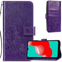 Telefoniümbris Flower Book Samsung A125 A12/M127 M12 lillakas цена и информация | Чехлы для телефонов | kaup24.ee