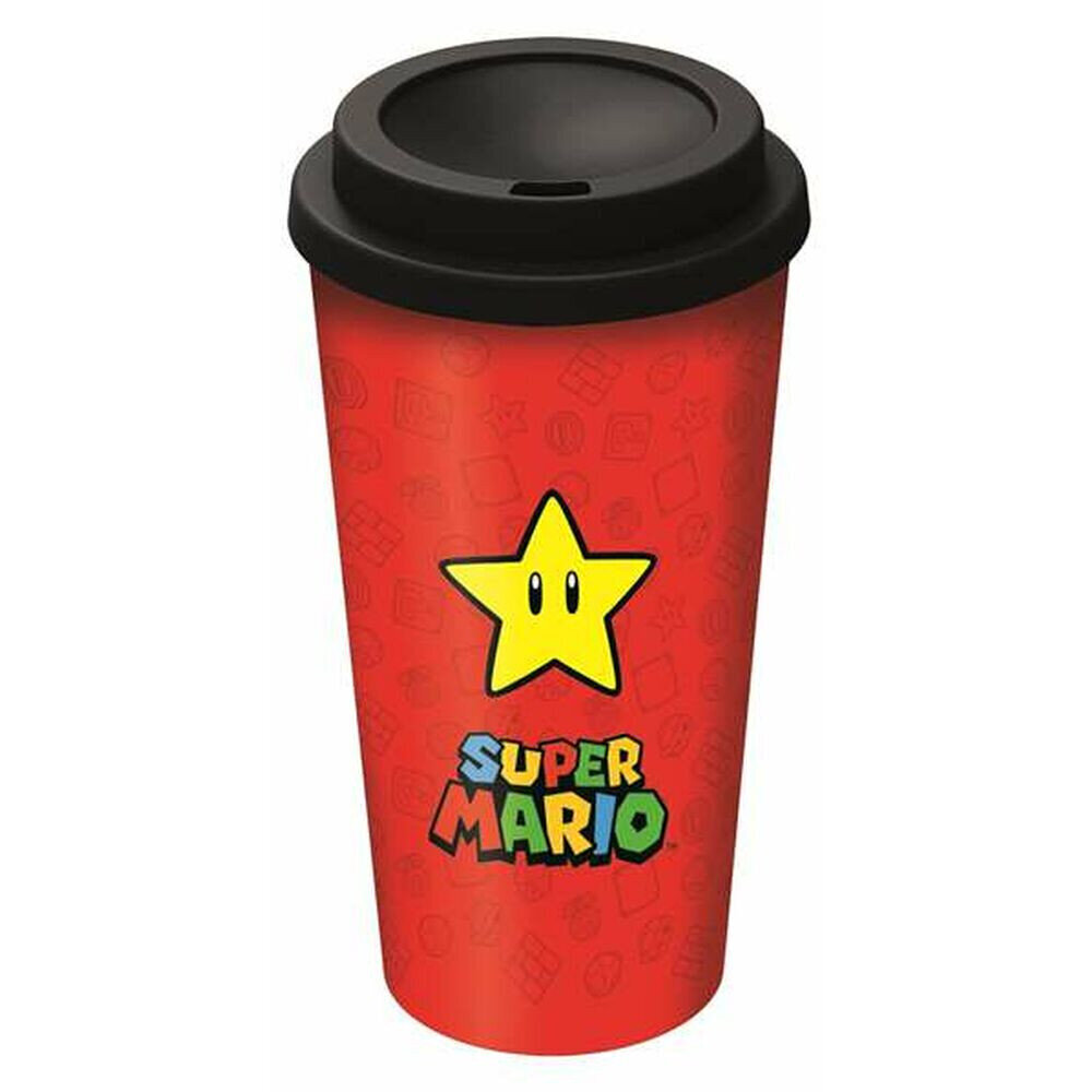 Kaanega tass Super Mario (520 ml) цена и информация | Klaasid, tassid ja kannud | kaup24.ee