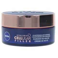 Ночной крем от морщин Cellular Filler Nivea, 50 мл цена и информация | Кремы для лица | kaup24.ee