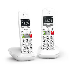 Lauatelefon Gigaset E290 Duo Valge hind ja info | Lauatelefonid | kaup24.ee