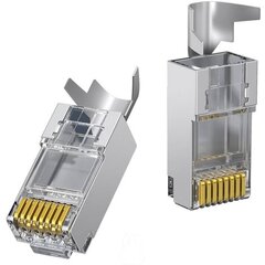 UGREEN NW193 Ethernet, RJ45 Plug, 8P/8C, Cat.7, FTP (10pcs.) цена и информация | Кабели и провода | kaup24.ee