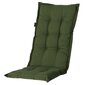 Madison kõrge seljatoega tooli istmepadi "Panama" 123 x 50 cm, roheline цена и информация | Toolipadjad ja -katted | kaup24.ee