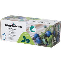 Пакеты для заморозки Marjukka, 3 л, 30 шт. цена и информация | Столовые и кухонные приборы | kaup24.ee