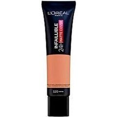 Jumestuskreem Fluid Make-up Infaillible 24H L'Oreal Make Up (35 ml): Värvus - 320-toffee цена и информация | Пудры, базы под макияж | kaup24.ee