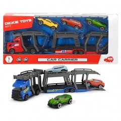 Dickie traktor 3 autoga цена и информация | Игрушки для мальчиков | kaup24.ee
