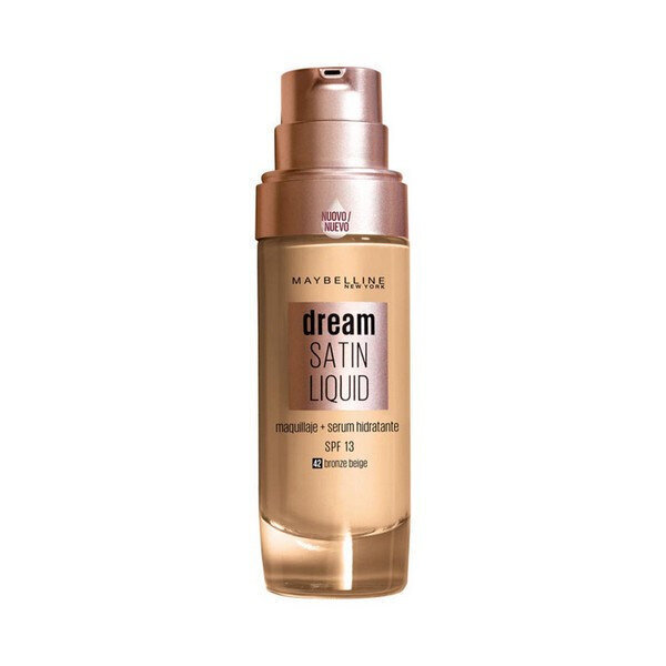 Vedel meigipõhi Dream Satin Liquid Maybelline (30 ml): Värvus - 42 - Bronze beige hind ja info | Jumestuskreemid, puudrid | kaup24.ee