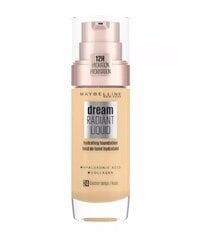 Жидкая основа для макияжа Dream Satin Liquid Maybelline (30 мл): Цвет - 24 - Golden beige цена и информация | Пудры, базы под макияж | kaup24.ee