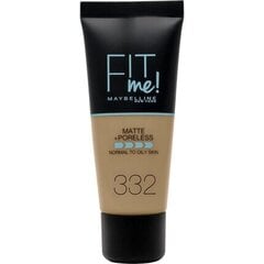Жидкая основа для макияжа Fit Me Maybelline: Цвет - 332 - golden цена и информация | Пудры, базы под макияж | kaup24.ee