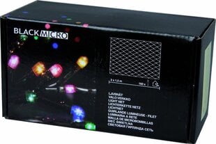Valgusvõrk Micro 160 värvilist tuld, 2x1,5m sise/välis IP44 hind ja info | Jõulutuled | kaup24.ee