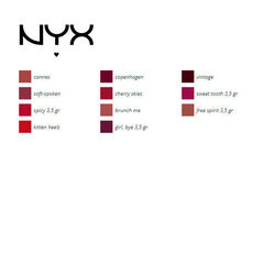 Huulelainer Suede NYX (3,5 g): Värvus - cherry skies 1 g hind ja info | Huulepulgad, -läiked, -palsamid, vaseliin | kaup24.ee