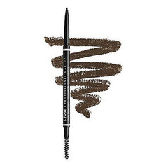 Kulmumeik Micro Brow NYX (0,09 g): Värvus - brunette цена и информация | Тушь, средства для роста ресниц, тени для век, карандаши для глаз | kaup24.ee