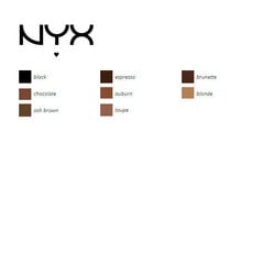 Kulmumeik Micro Brow NYX (0,09 g): Värvus - espresso hind ja info | Ripsmetušid, lauvärvid, silmapliiatsid, seerumid | kaup24.ee