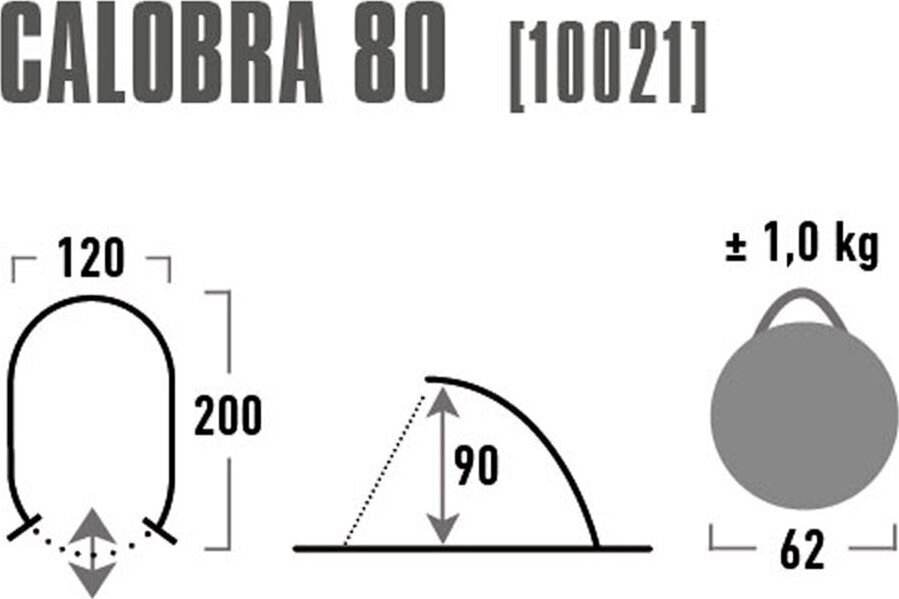 Rannatelk High Peak Calobra 80, hall hind ja info | Telgid | kaup24.ee