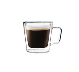 Vialli Design espressotassid topeltklaasist seintega Diva, 80 ml, 2 tk. цена и информация | Стаканы, фужеры, кувшины | kaup24.ee