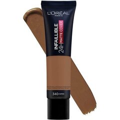 Näokorrektor Infaillible 24h L'Oreal Make Up 340 Copper Matt hind ja info | Jumestuskreemid, puudrid | kaup24.ee