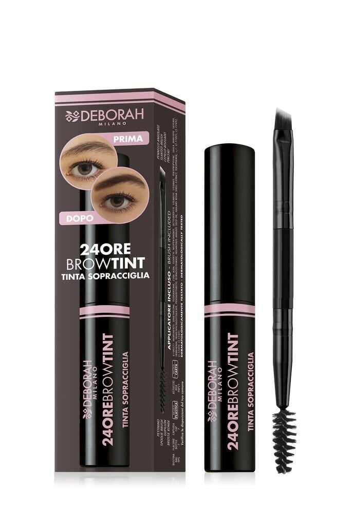 Kulmupliiats Deborah 24ore Brow Tint Nº 3 цена и информация | Ripsmetušid, lauvärvid, silmapliiatsid, seerumid | kaup24.ee