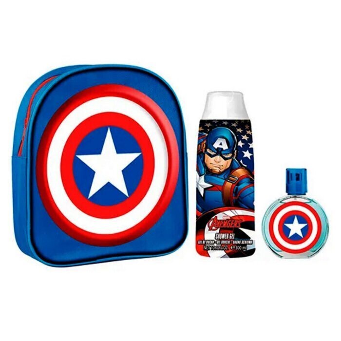 Laste parfüümi komplekt Capitán América EDT (3 pcs) hind ja info | Laste parfüümid | kaup24.ee