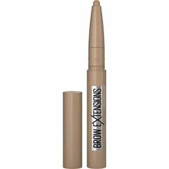 Kulmumeik Brow Xtensions Maybelline: Värvus - 04-medium brown цена и информация | Карандаши, краска для бровей | kaup24.ee