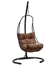 Подвесное кресло Floriane Garden Cali, коричневое цена и информация | Садовые стулья, кресла, пуфы | kaup24.ee