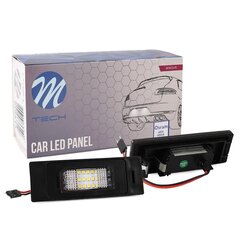 Комплект светодиодной LED подсветки номерного знака  цена и информация | Автомобильные лампочки | kaup24.ee