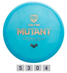 Дискгольф DISCMANIA Midrange Driver NEO MUTANT Evolution Blue 5/3/0/4 цена и информация | Discgolf | kaup24.ee