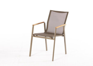Садовое кресло Floriane Garden Next, бежевое цена и информация | Садовые стулья, кресла, пуфы | kaup24.ee