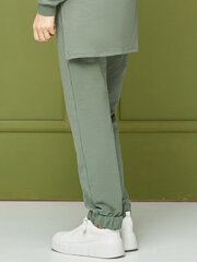 Puuvillased vabaajapüksid Lega KL37, roheline hind ja info | Naiste püksid | kaup24.ee
