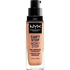 Жидкая основа для макияжа Can't Stop Won't Stop NYX (30 мл): Цвет - medium buff цена и информация | Пудры, базы под макияж | kaup24.ee