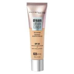 Vedel meigipõhi Dream Urban Cover Maybelline SPF50 (30 ml): Värvus - 265-soft tan 30 ml цена и информация | Пудры, базы под макияж | kaup24.ee