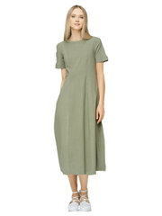 Платье из эластичного льна Lega SK141, зеленый цена и информация | Платья | kaup24.ee