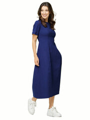 Naiste kleit Lega SK141, veniv, linane, sinine hind ja info | Kleidid | kaup24.ee