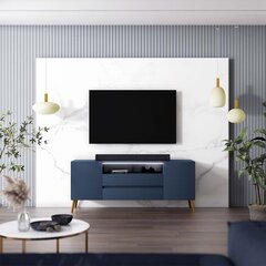 TV-kapp Selsey Tarvisio koos LED-valgustusega, sinine цена и информация | Тумбы под телевизор | kaup24.ee