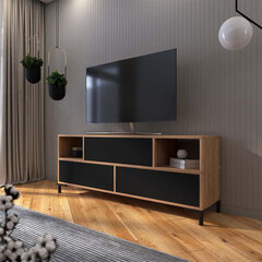 ТВ шкафчик Selsey Wirnar, коричневый/черный цена и информация | Тумбы под телевизор | kaup24.ee