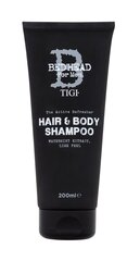Juukse- ja kehašampoon Tigi Bed Head meestele, 200 ml hind ja info | Šampoonid | kaup24.ee