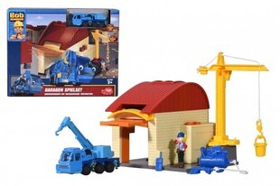 Dickie - Bob The Builder Garage Playset With Wendy And Muck цена и информация | Развивающий мелкую моторику - кинетический песок KeyCraft NV215 (80 г) детям от 3+ лет, бежевый | kaup24.ee