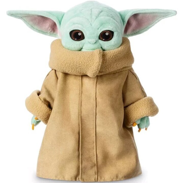 Pehme plüüsist mänguasi Baby Yoda, 25cm, Star Wars hind ja info | Pehmed mänguasjad | kaup24.ee