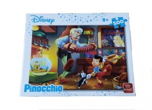 King - Puzzle 500 Pinocchio hind ja info | Lauamängud ja mõistatused | kaup24.ee