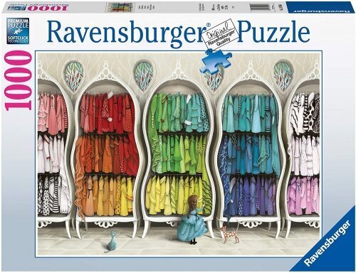 Ravensburger - Puzzle 1000 Fantastic Fashionista hind ja info | Lauamängud ja mõistatused | kaup24.ee